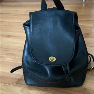 Vintage coach daypack backpack
